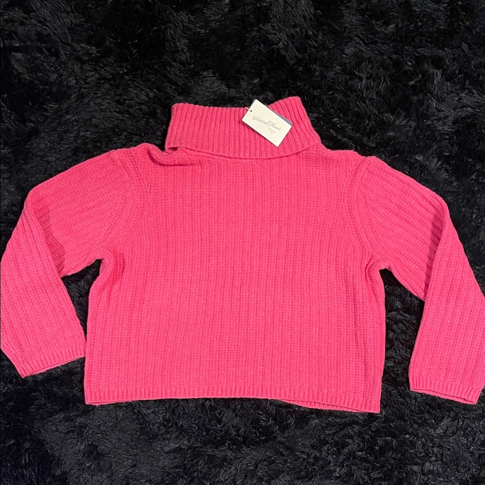 Universal Thread Vibrant Pink Cowl Neck Sweater
